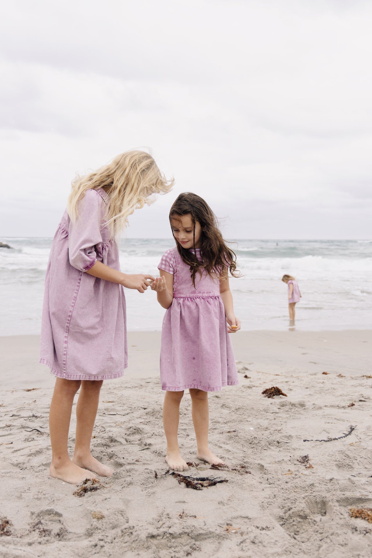 kin and kin pink denim dress dress denim crossback jumper