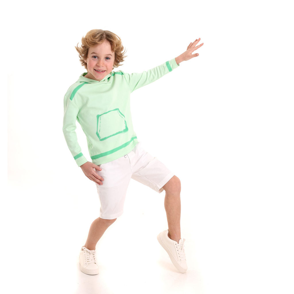 Airbrush Print Sweatshirt
