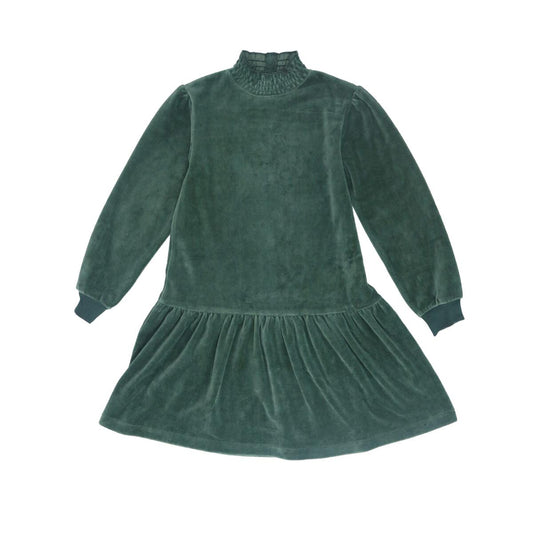 Green Velour Dress
