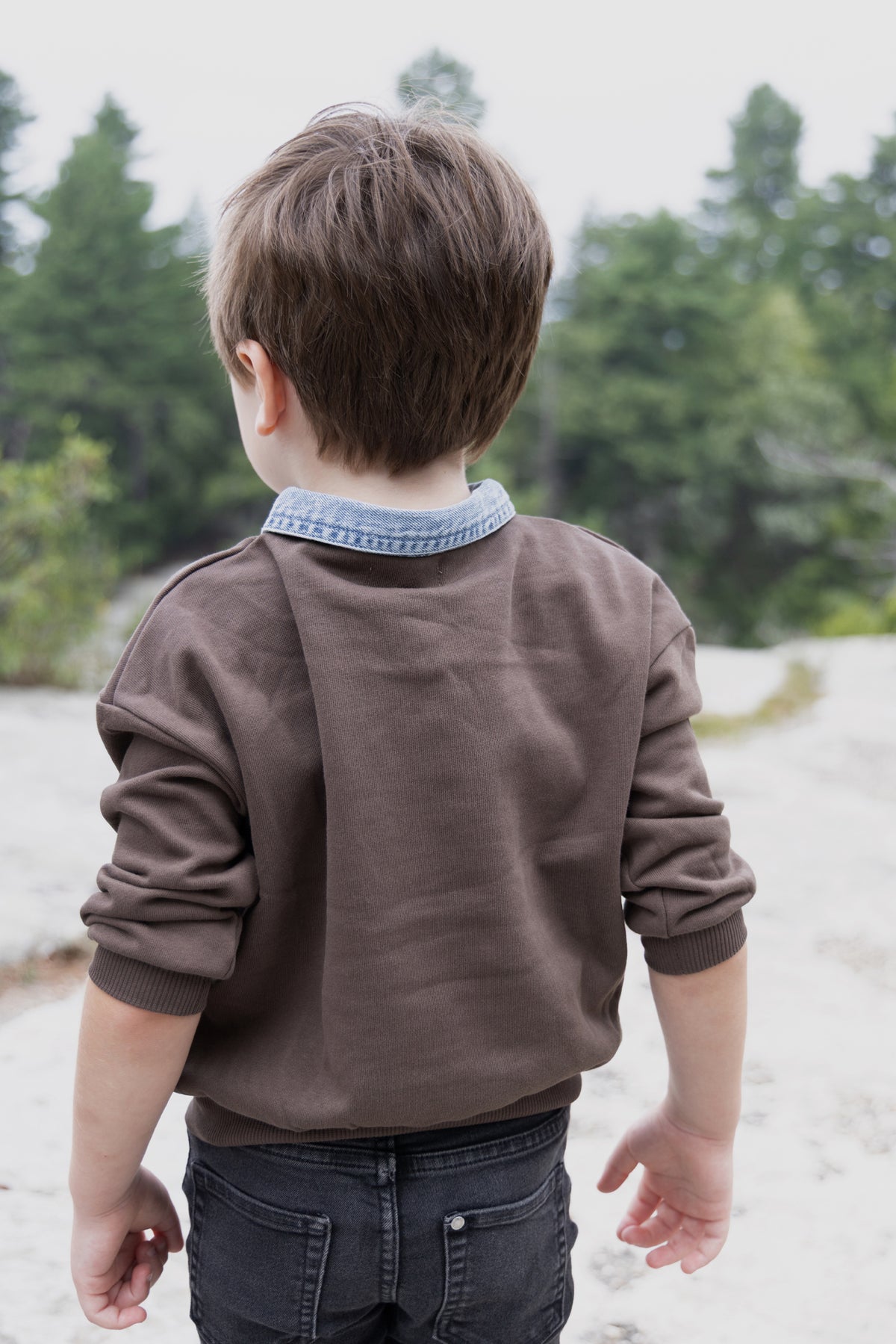 Oversized Sweatshirt- Umber