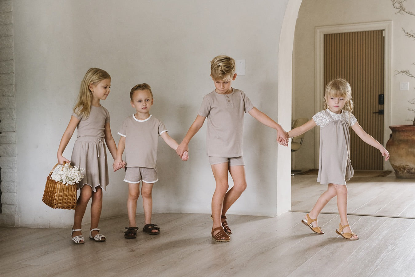 Handkerchief Skirt Taupe