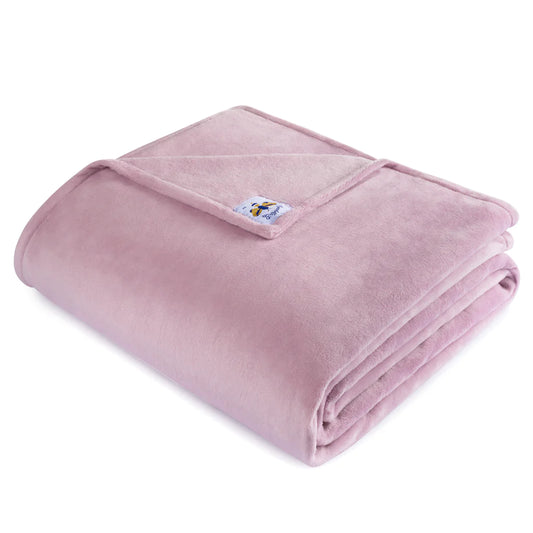 MegaBee Throw Blanket - Dusty Lavender