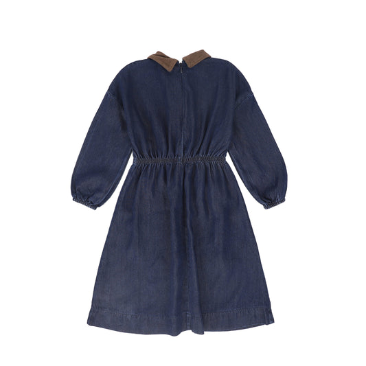 Embroidered Logo Waisted Dress