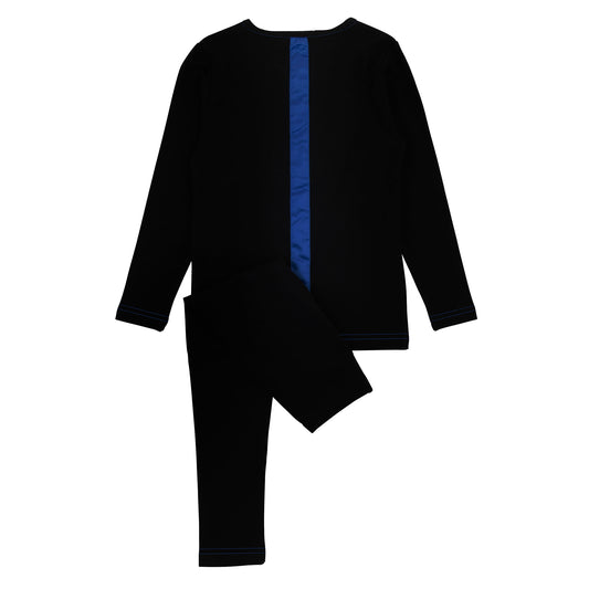 Boys Satin Trim Loungewear Set