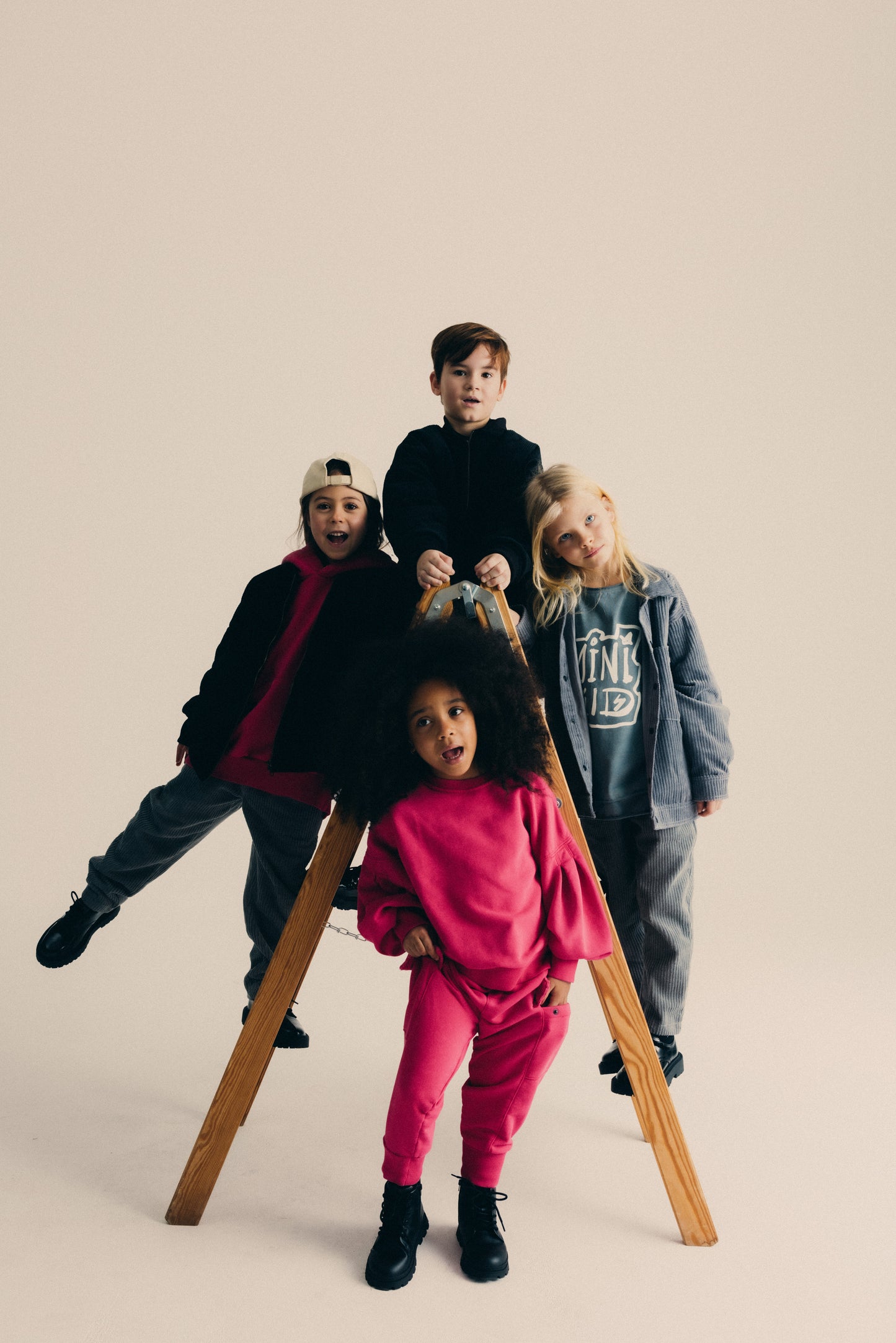 Washed Pink Balloon Sweatshirt