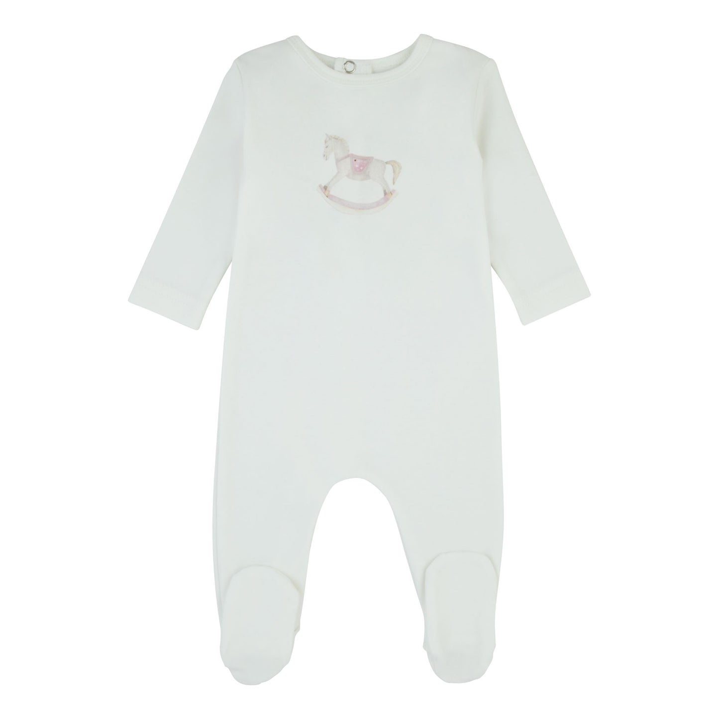 Girl Rocking Horse Footie