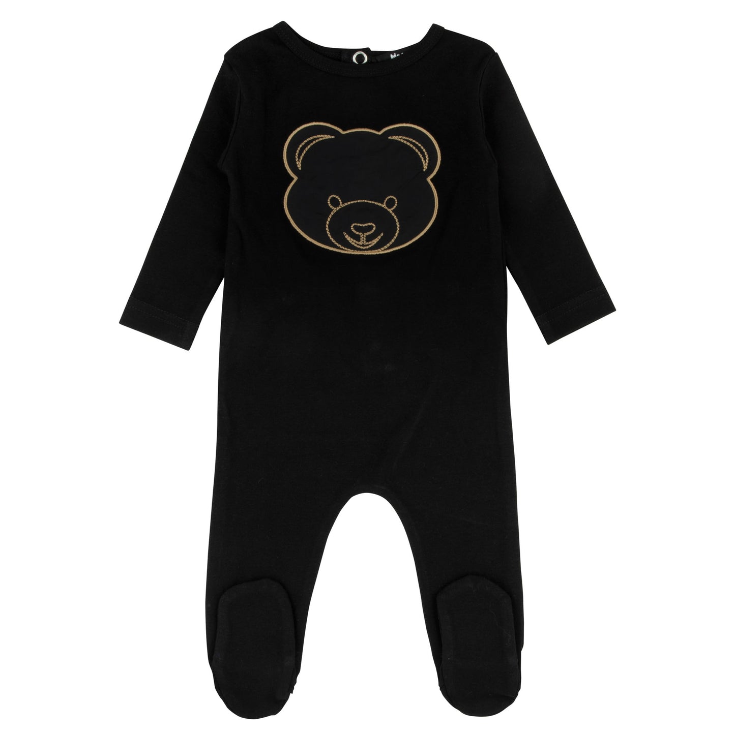 Black Boy Puffy Bear Footie