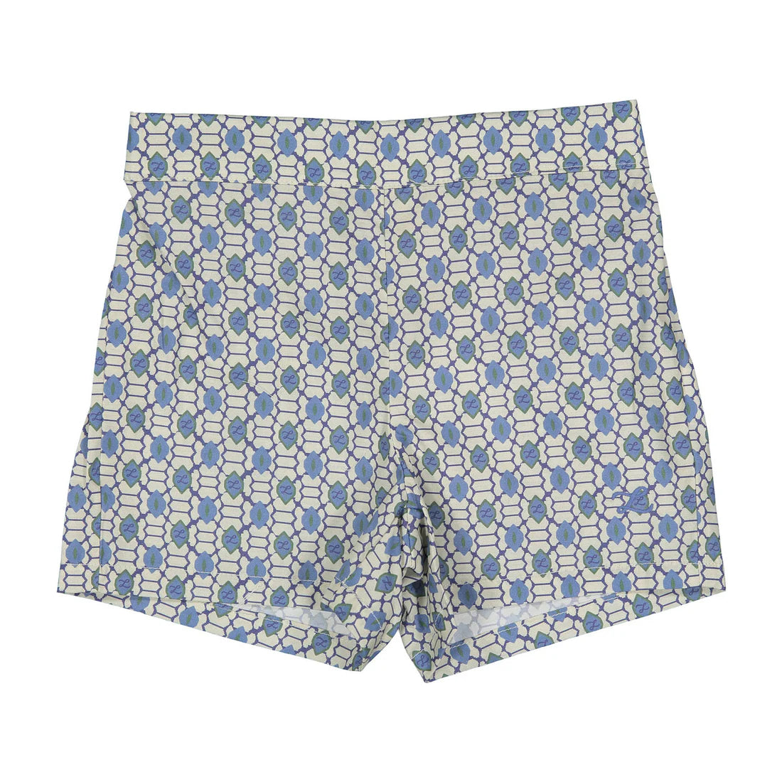 Blue Geo Shorts