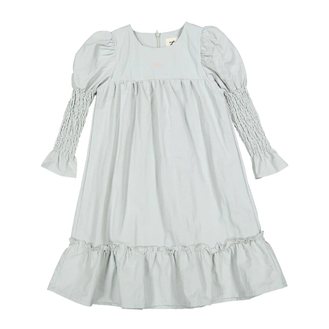 Light Blue Smock Sleeve Robe
