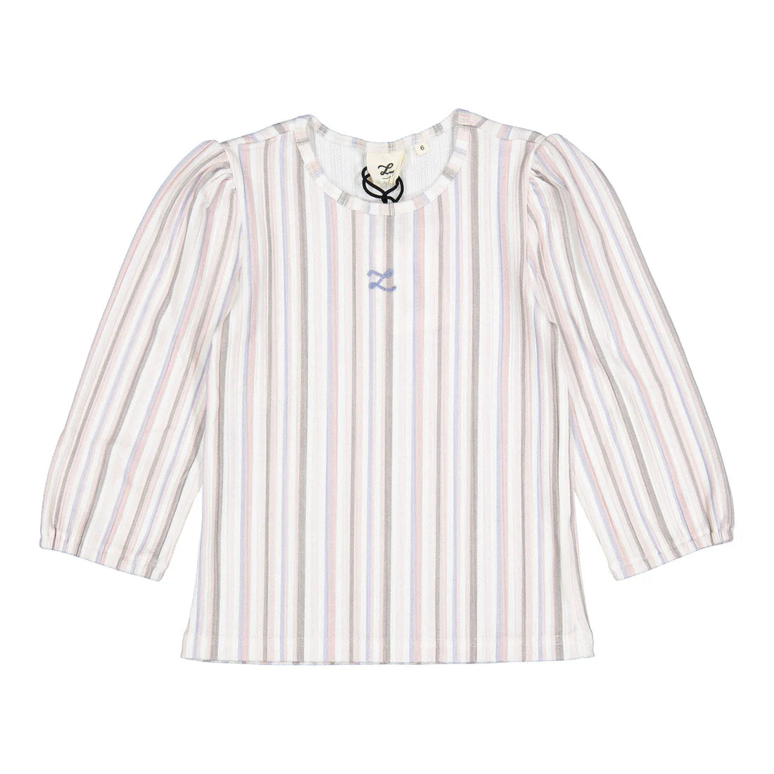 Striped Herringbone Long Sleeve Tee