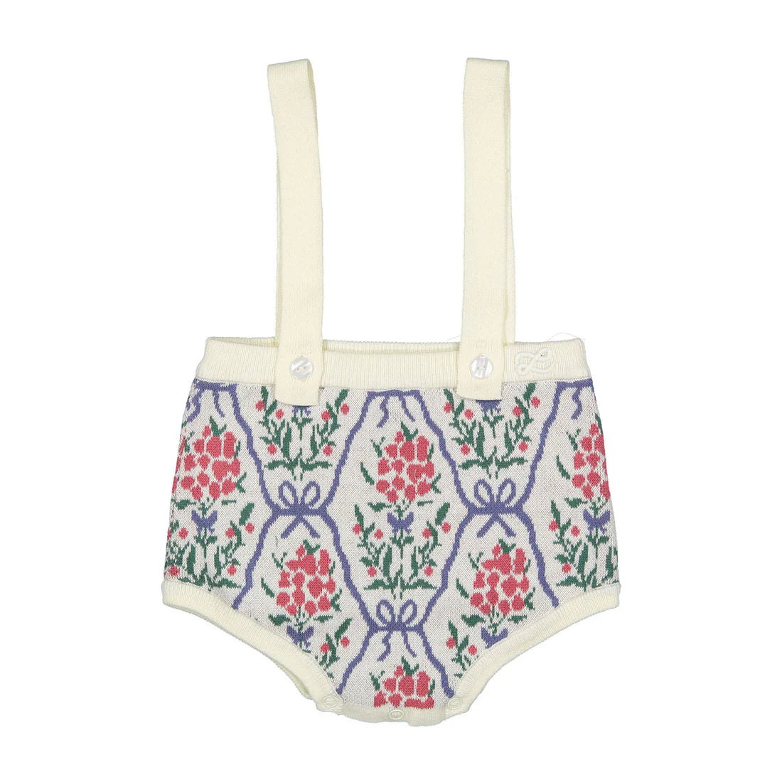 Bouquet Knit Overall Bloomer
