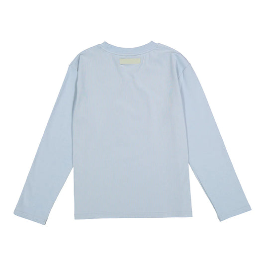 Light Blue Puff Logo Boxy Tee