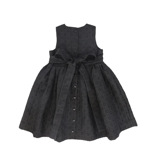 Textured Brocade Waisted Jumper