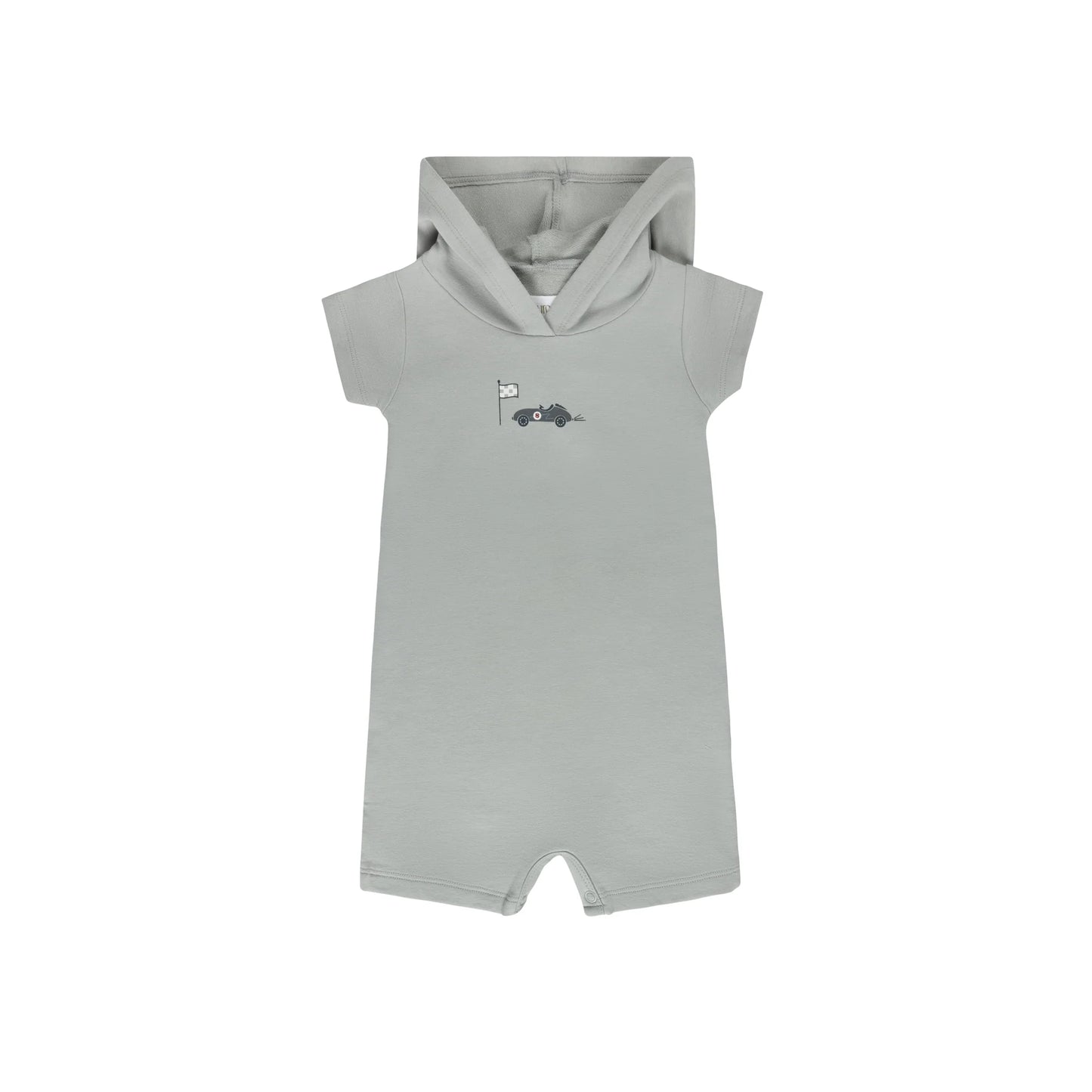 Blue Race Car Romper