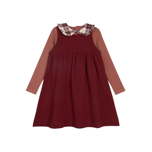 Girls Jumper – Pink – French Terry Scottish