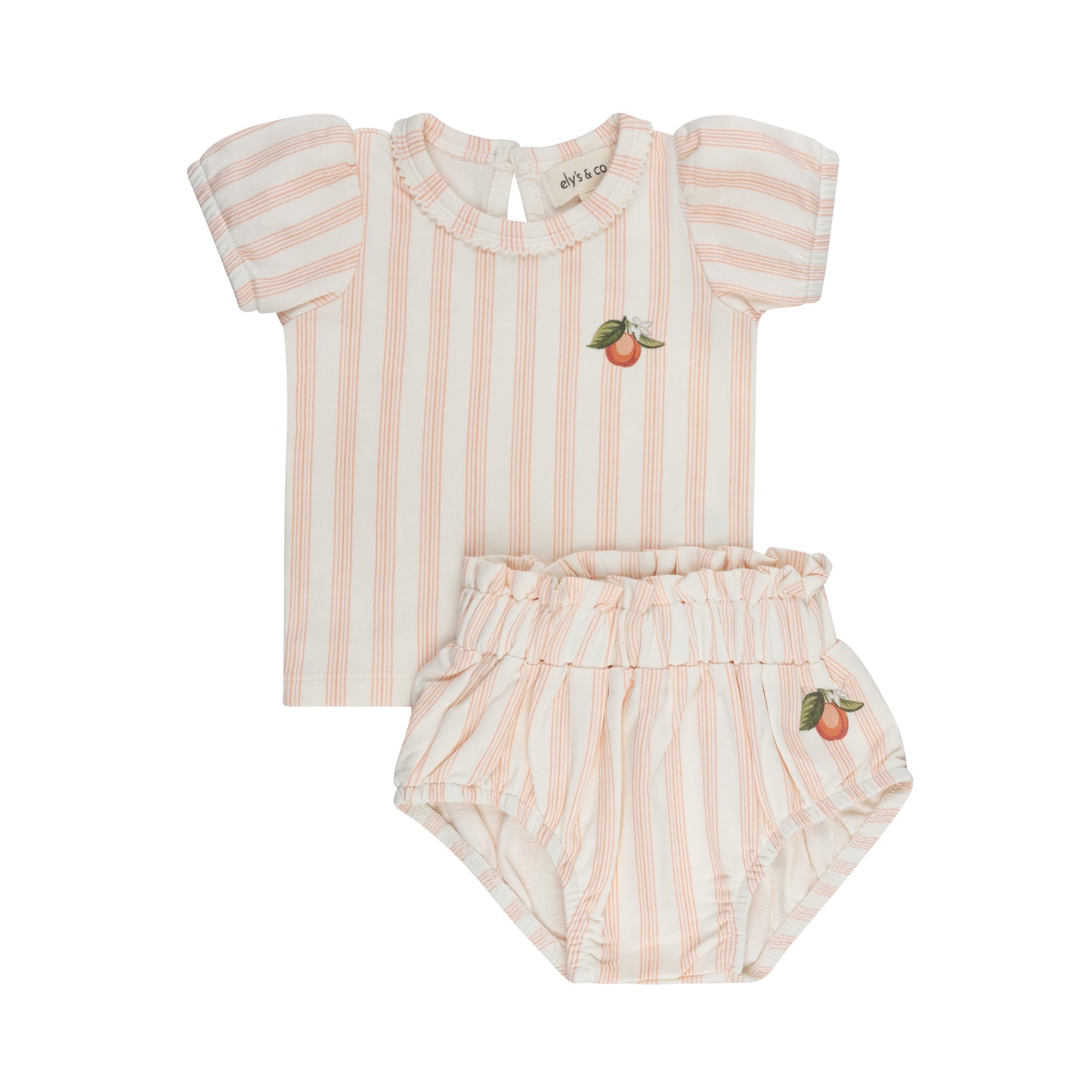 Fruit Collection - Peach - Tank and Shorts