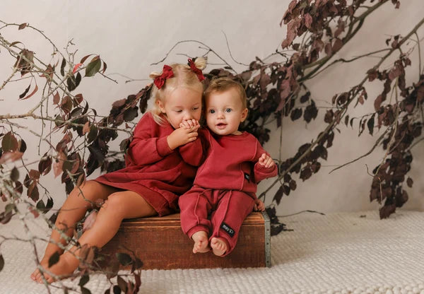WASHED SWEATSHIRT SET