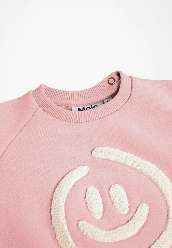 Disc Sweatshirt- Mellow Rose