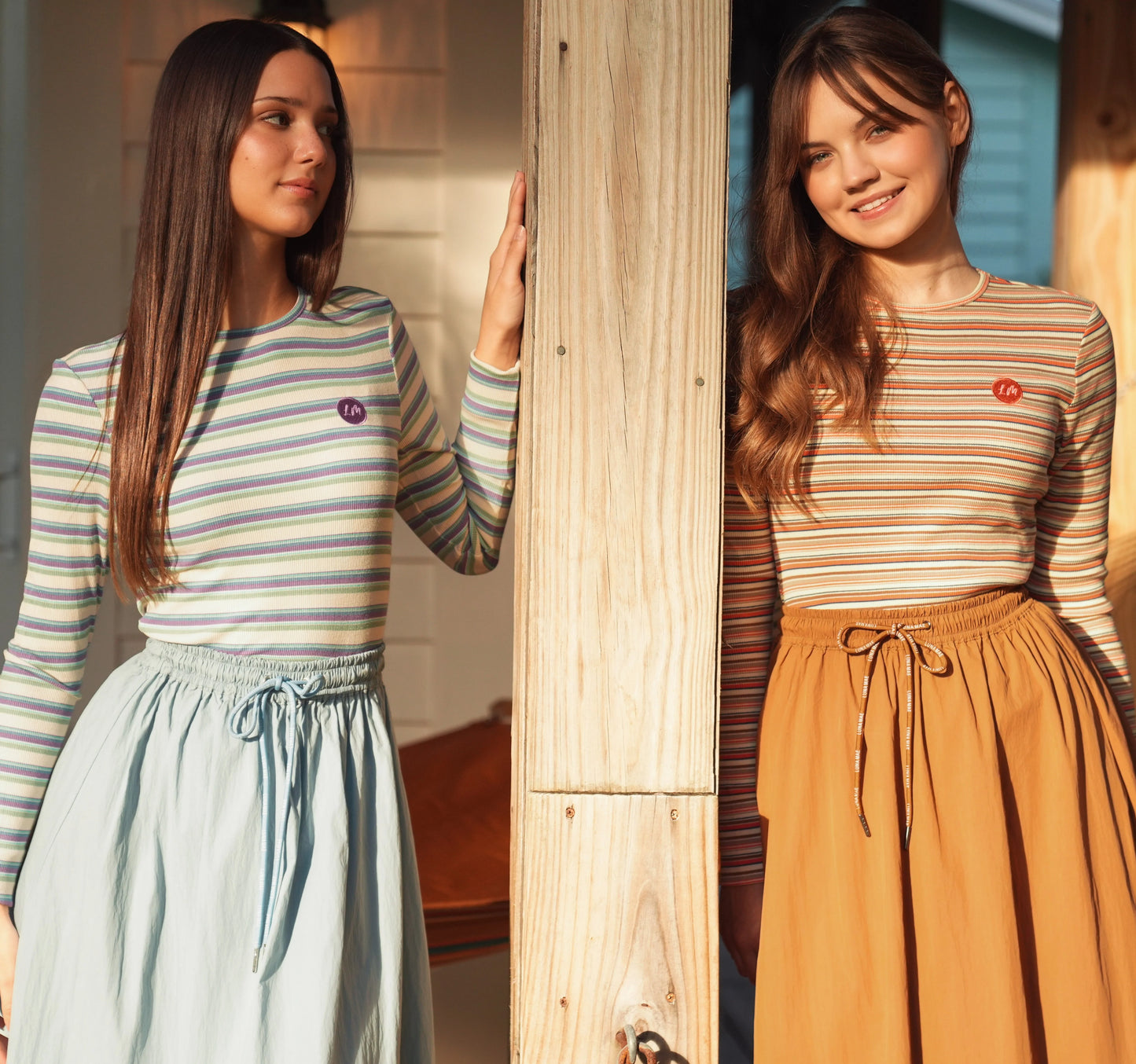 Pink Ella Stripe Tee