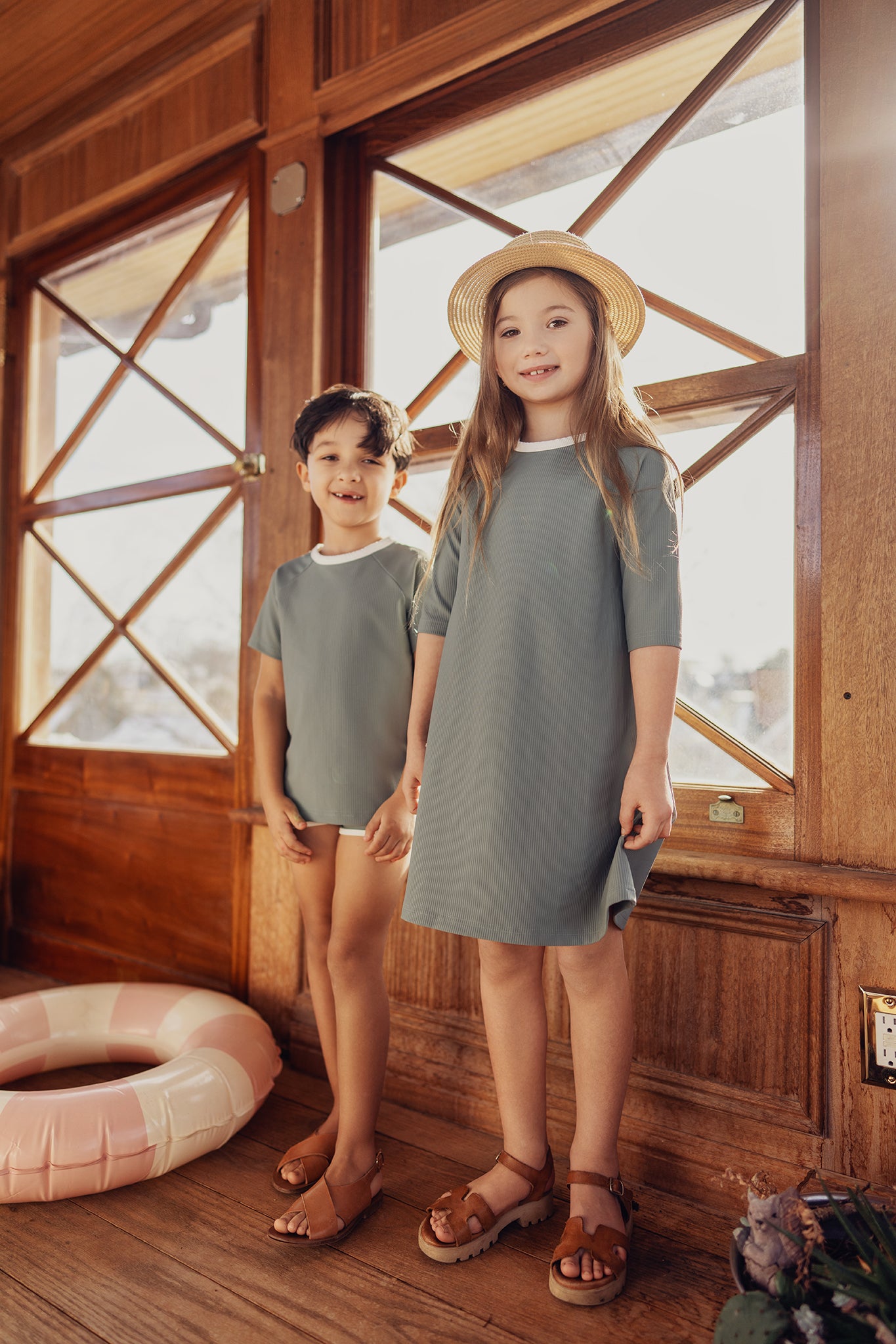 Ribbed Swim Cover Up