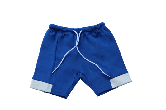 Cobalt Cotton Shorts