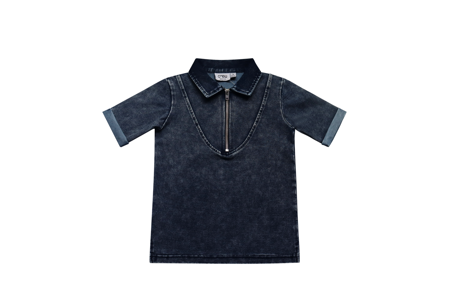 Blue Denim Polo