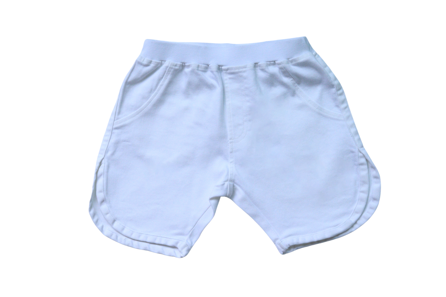 White Denim Shorts