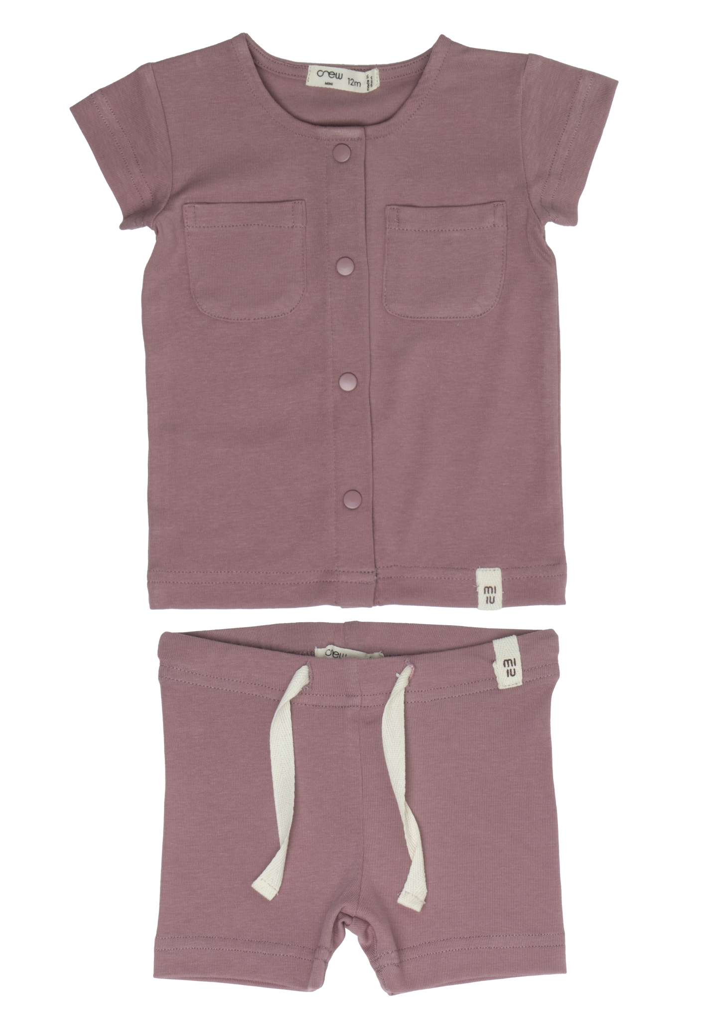 Blush Cotton Short Set