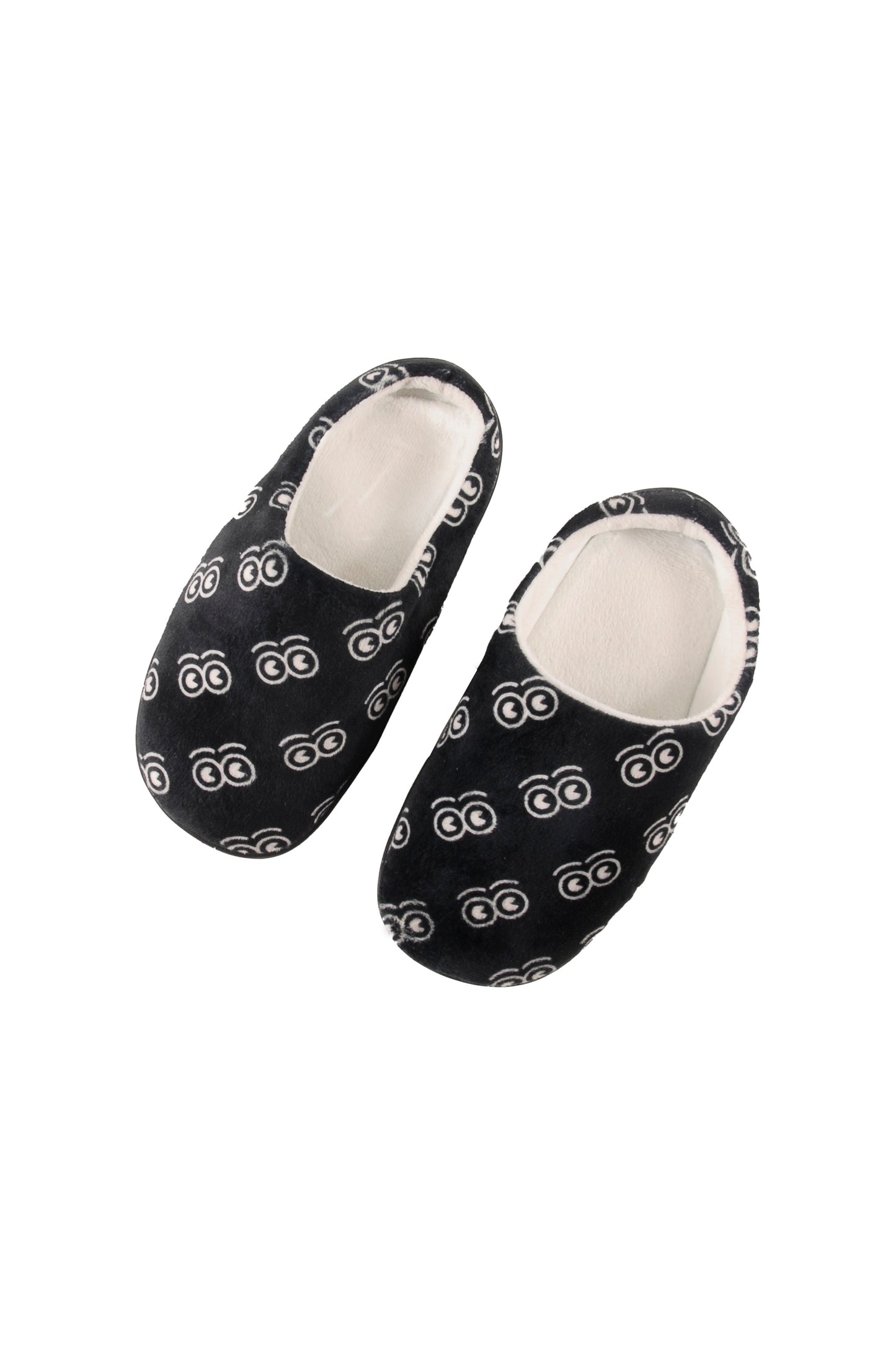 KISS - Black/White Slippers