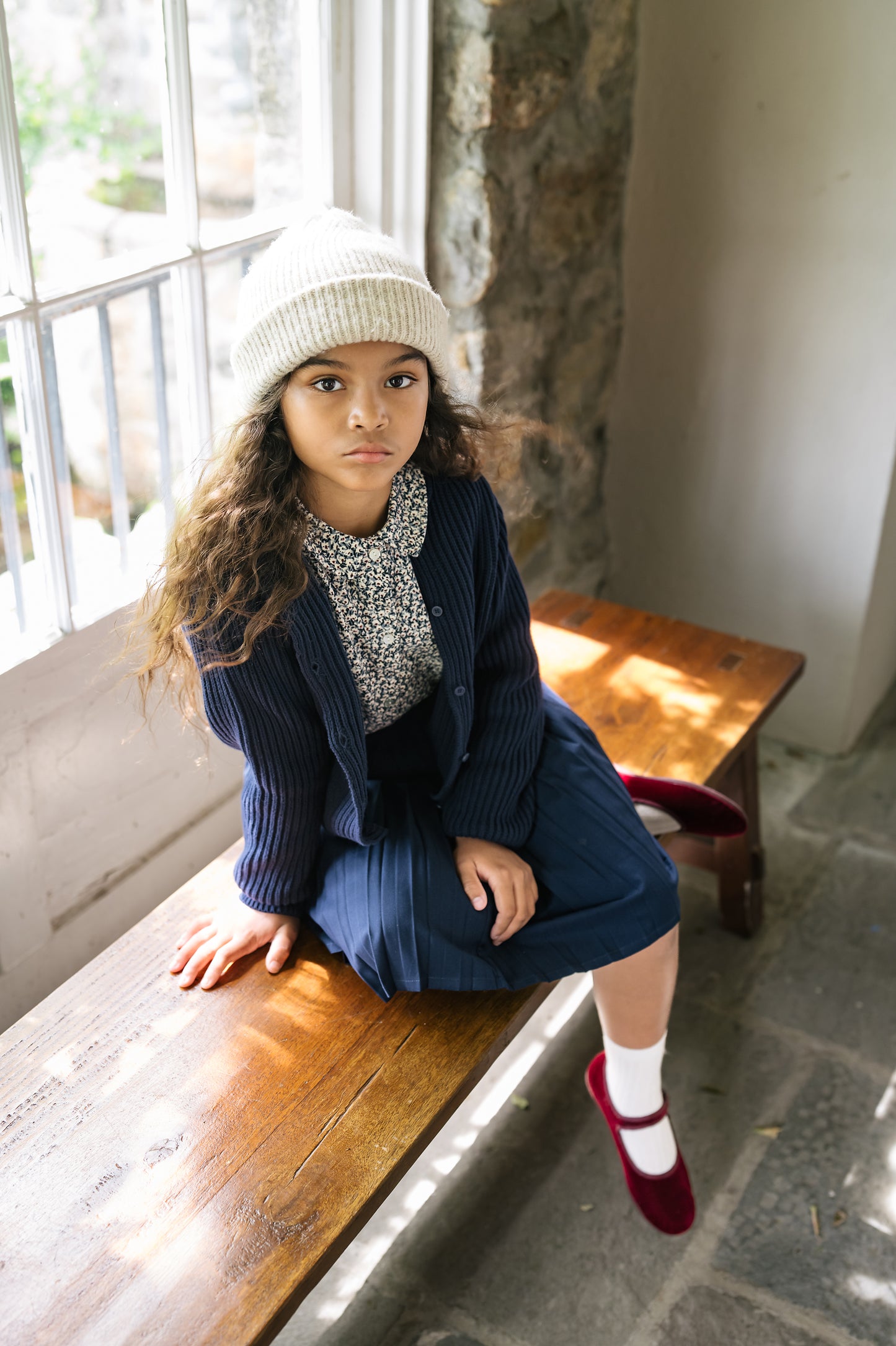 Navy Knit Cardigan