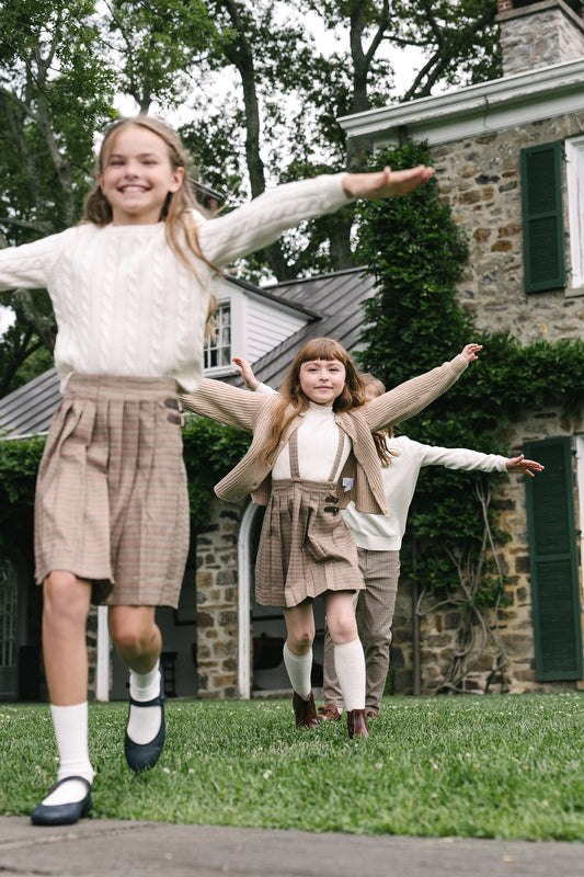 Houndstooth Kilt Skirt