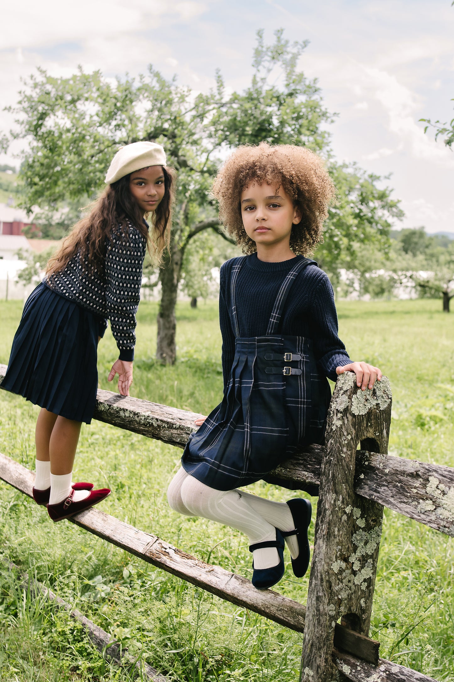 Multiplaid Kilt Skirt