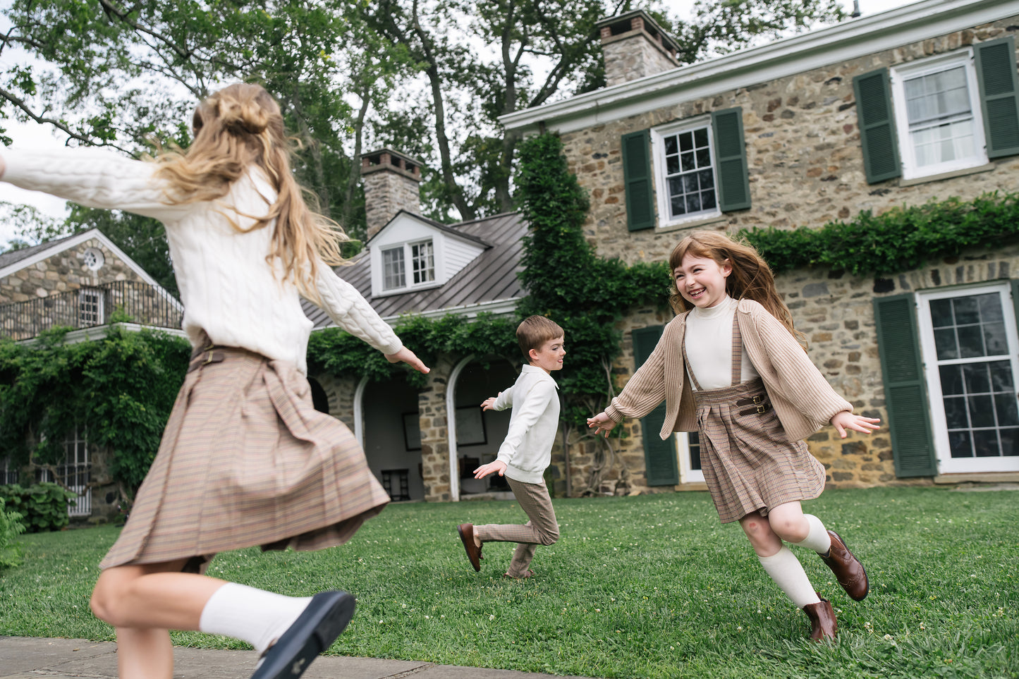 Houndstooth Kilt Skirt