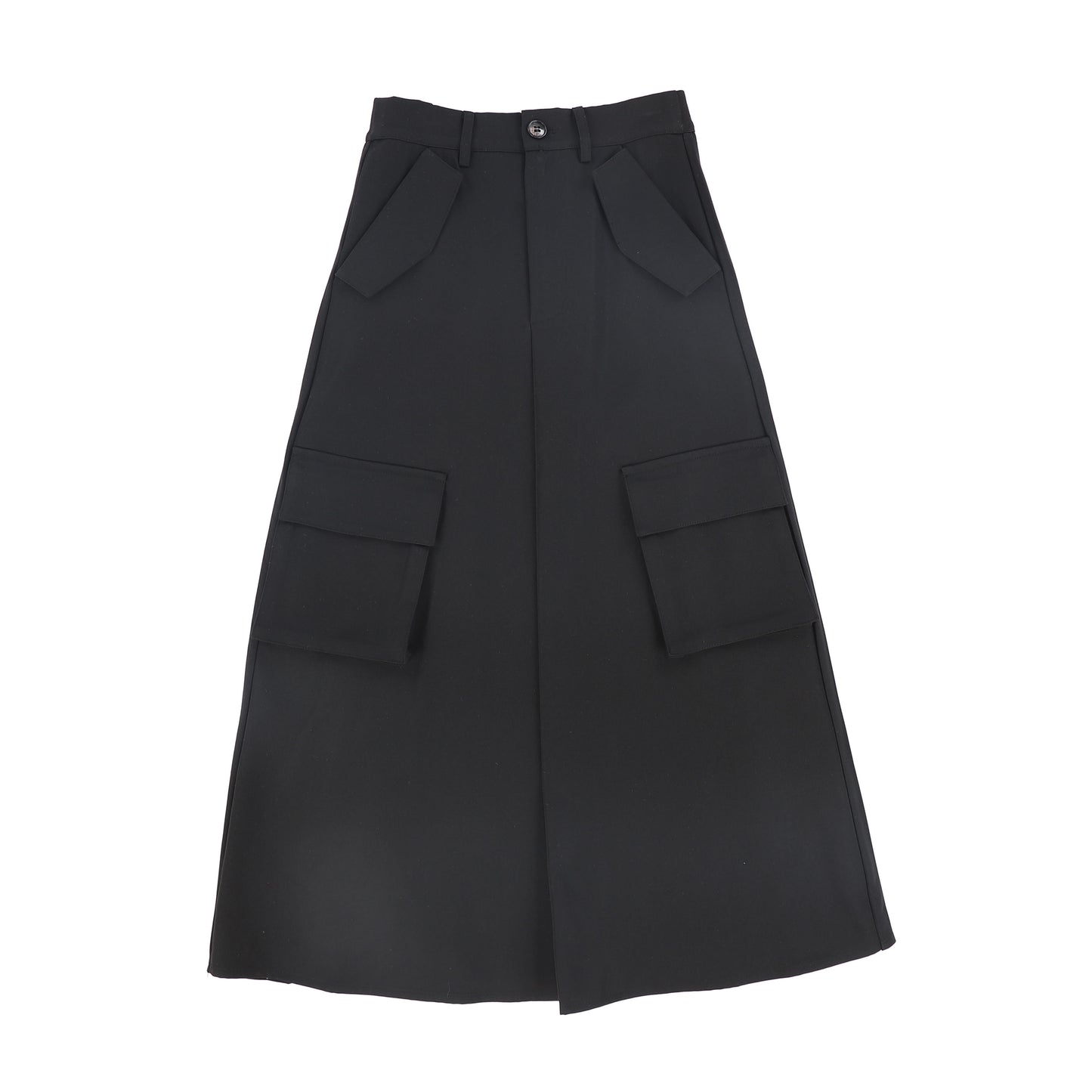 Back Pleated Cargo Skirt