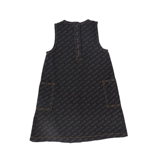 Printed Denim Jumper