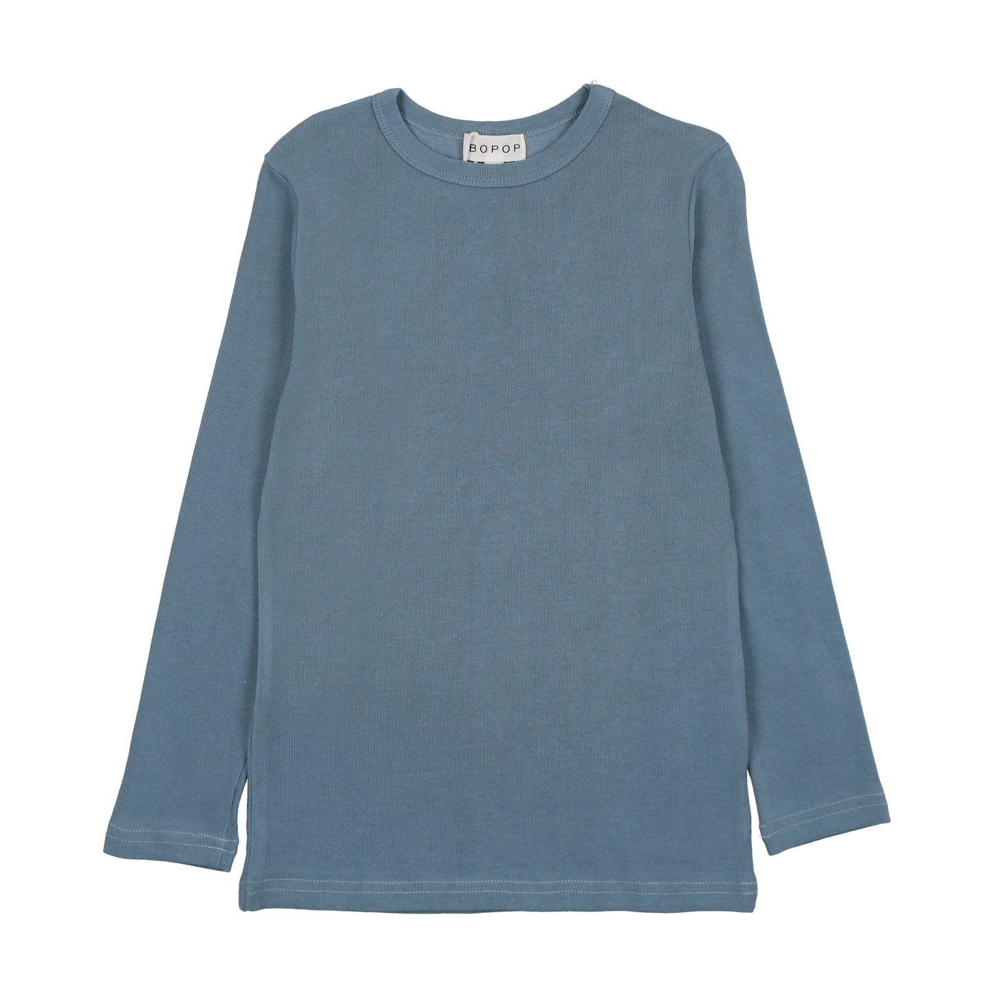 Denim Ombre Long Sleeve Tee