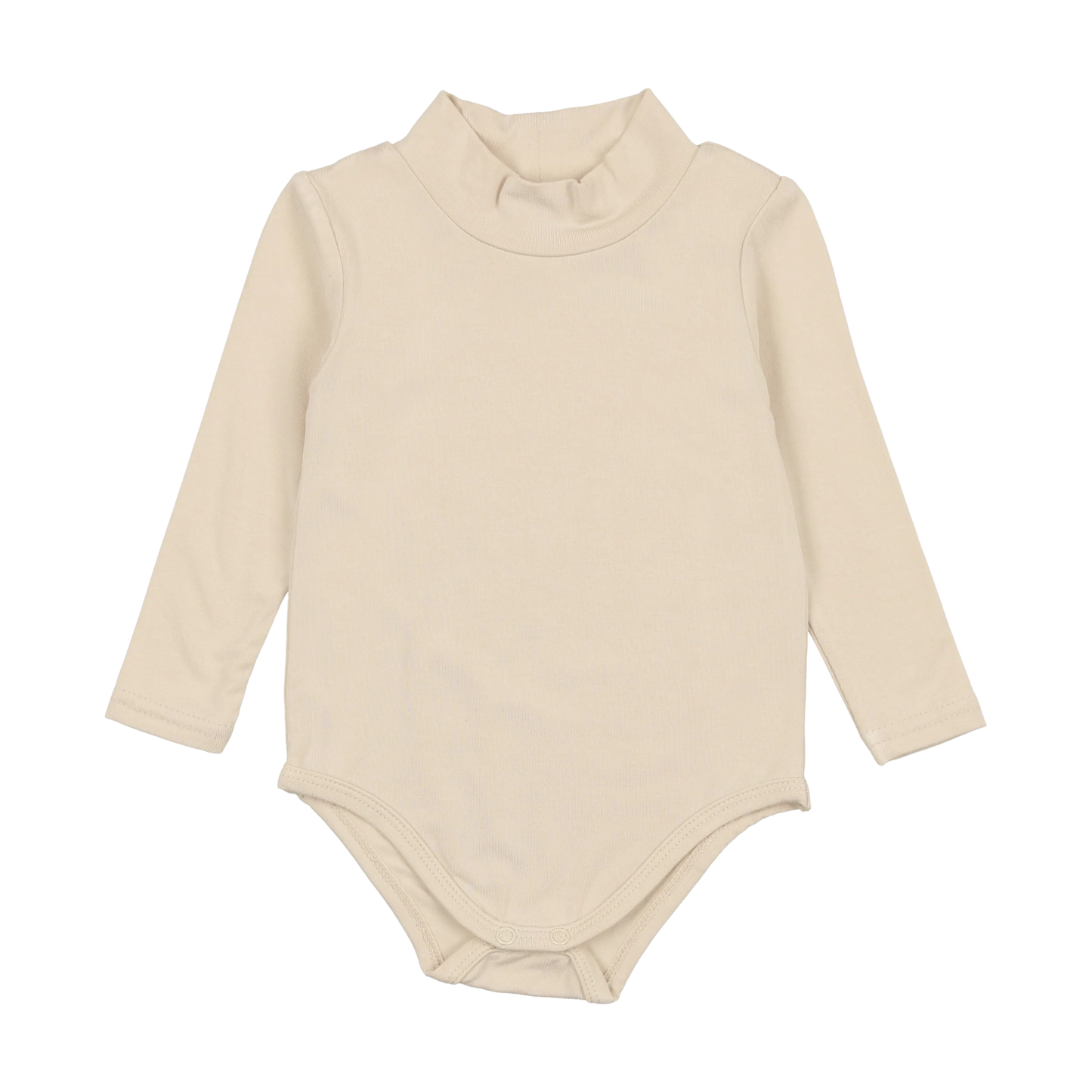 Bamboo Mockneck Onesie Ecru