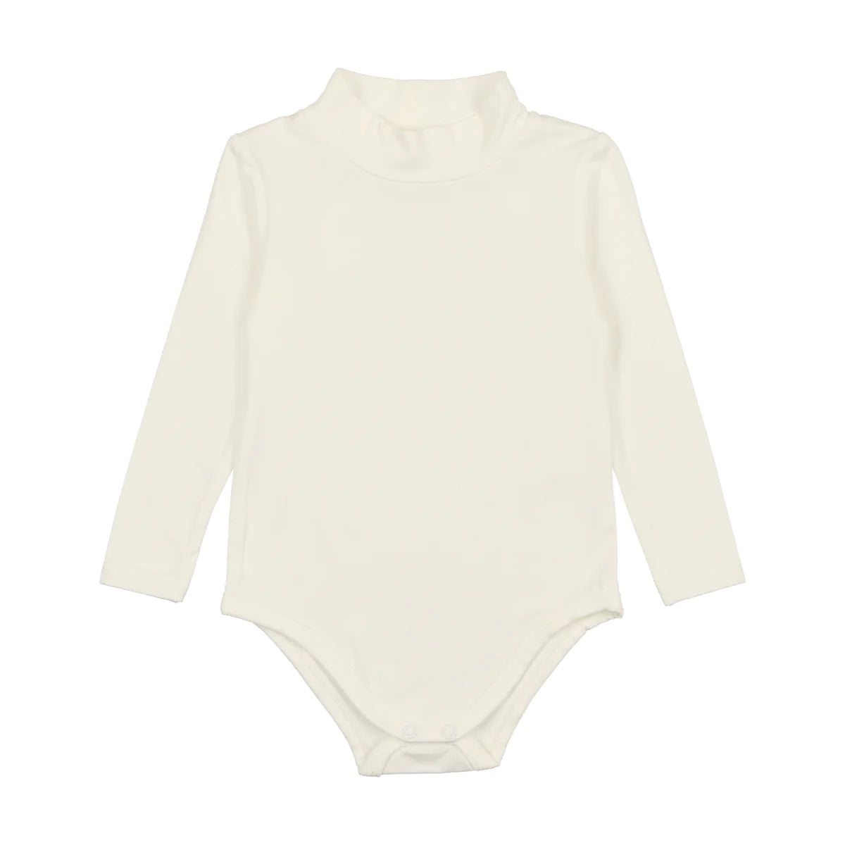 Bamboo Mock Neck Onesie Winter White