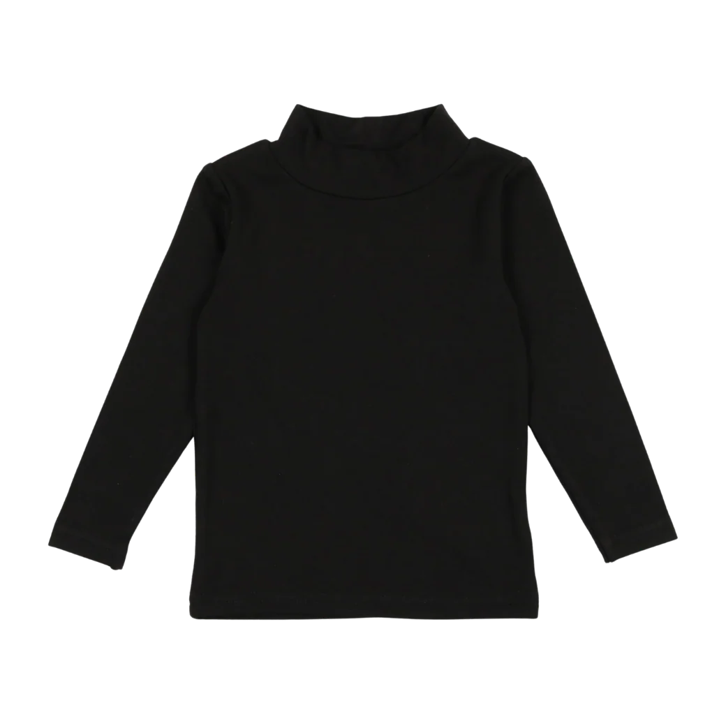 Bamboo Mockneck Black