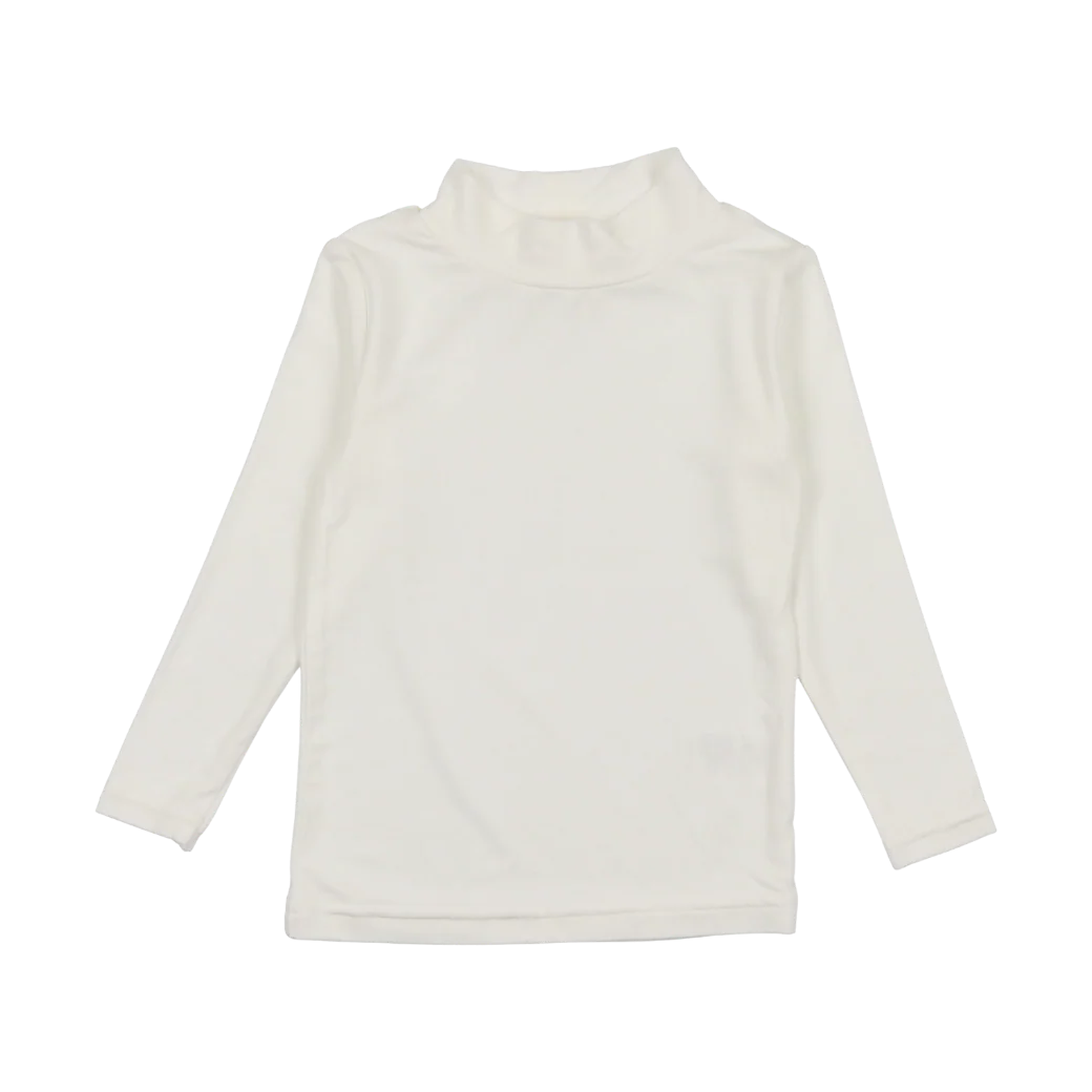 Bamboo Mockneck Off White