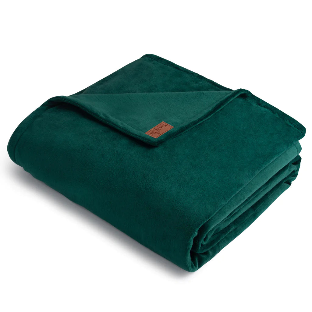 MegaBee Throw Blanket - Forest Green