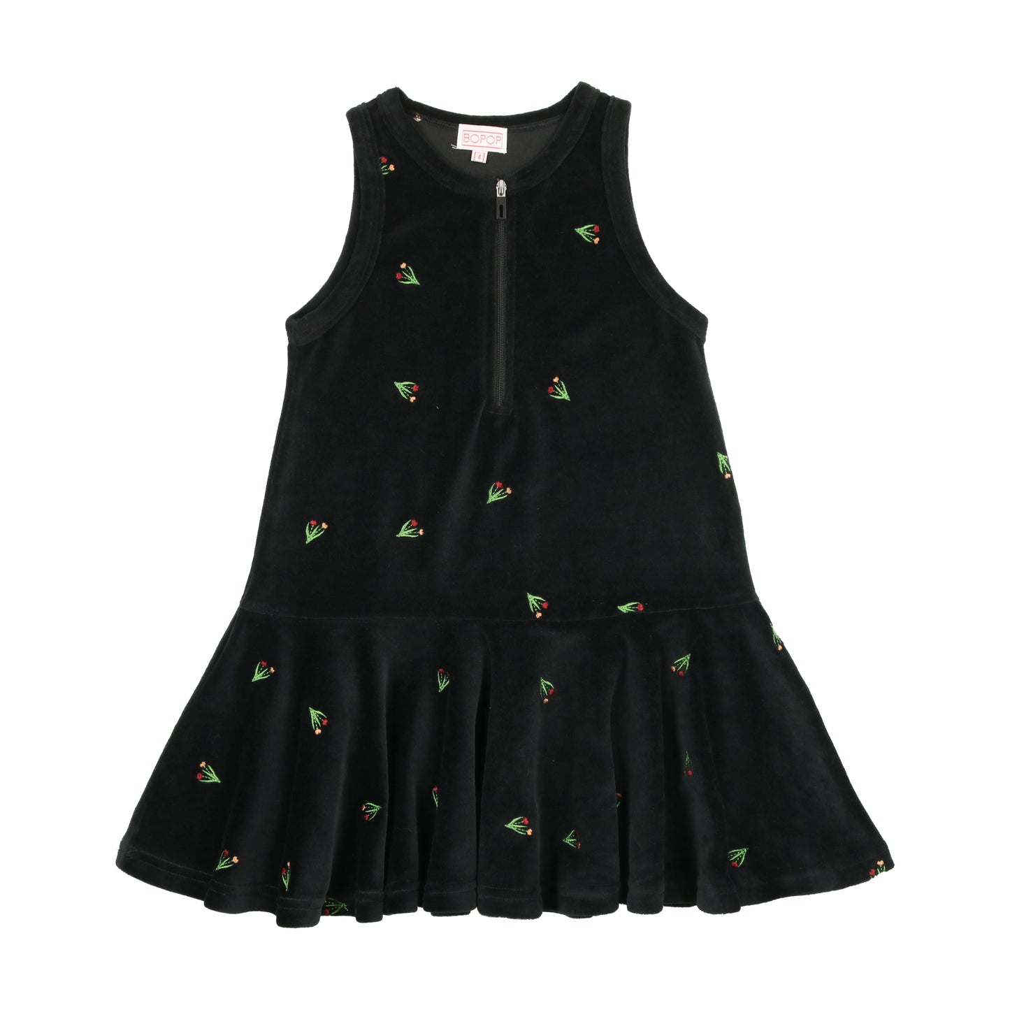 Zipper Jumper Black Tulip
