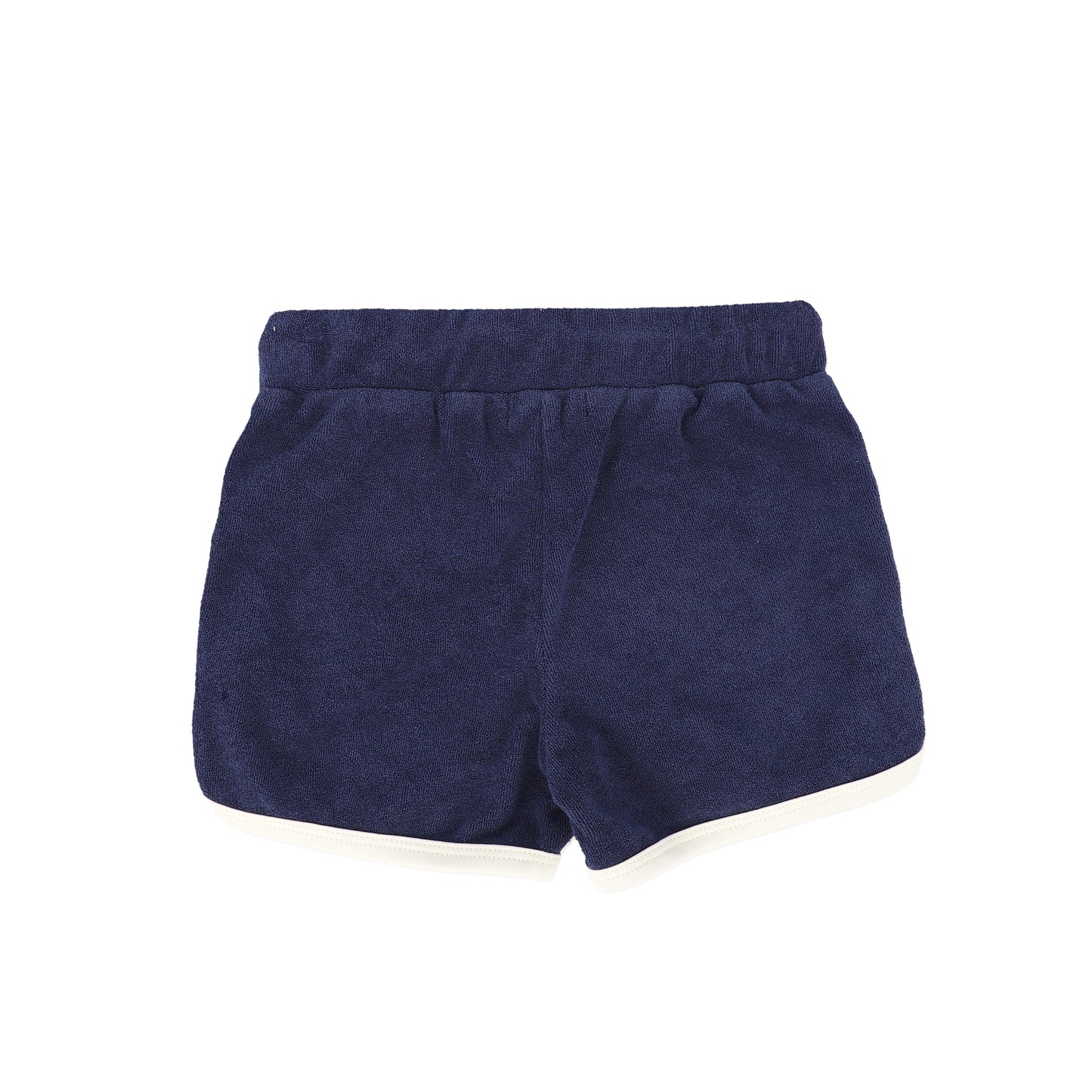 Navy Trimmed Terry Shorts