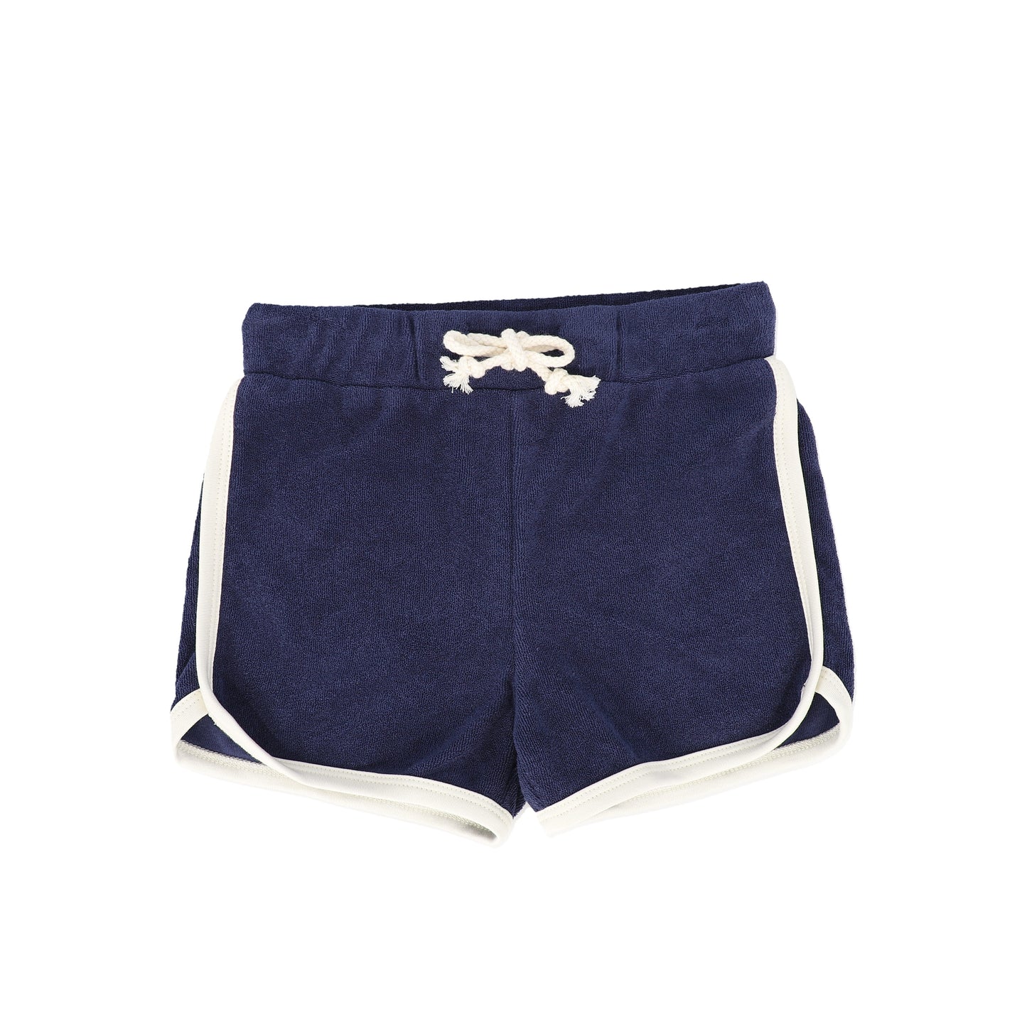 Navy Trimmed Terry Shorts