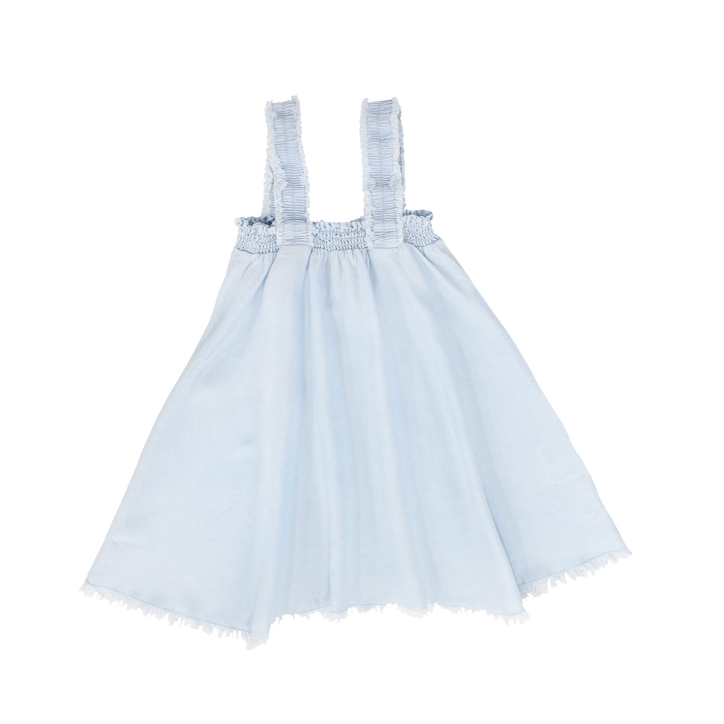 Light Blue Denim Asymetric Short pinafore