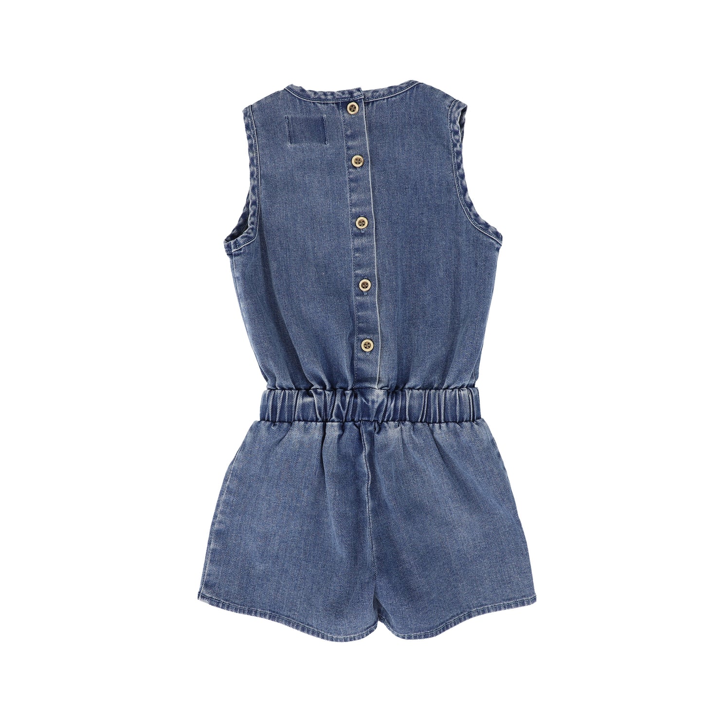 Sleeveless Denim Romper