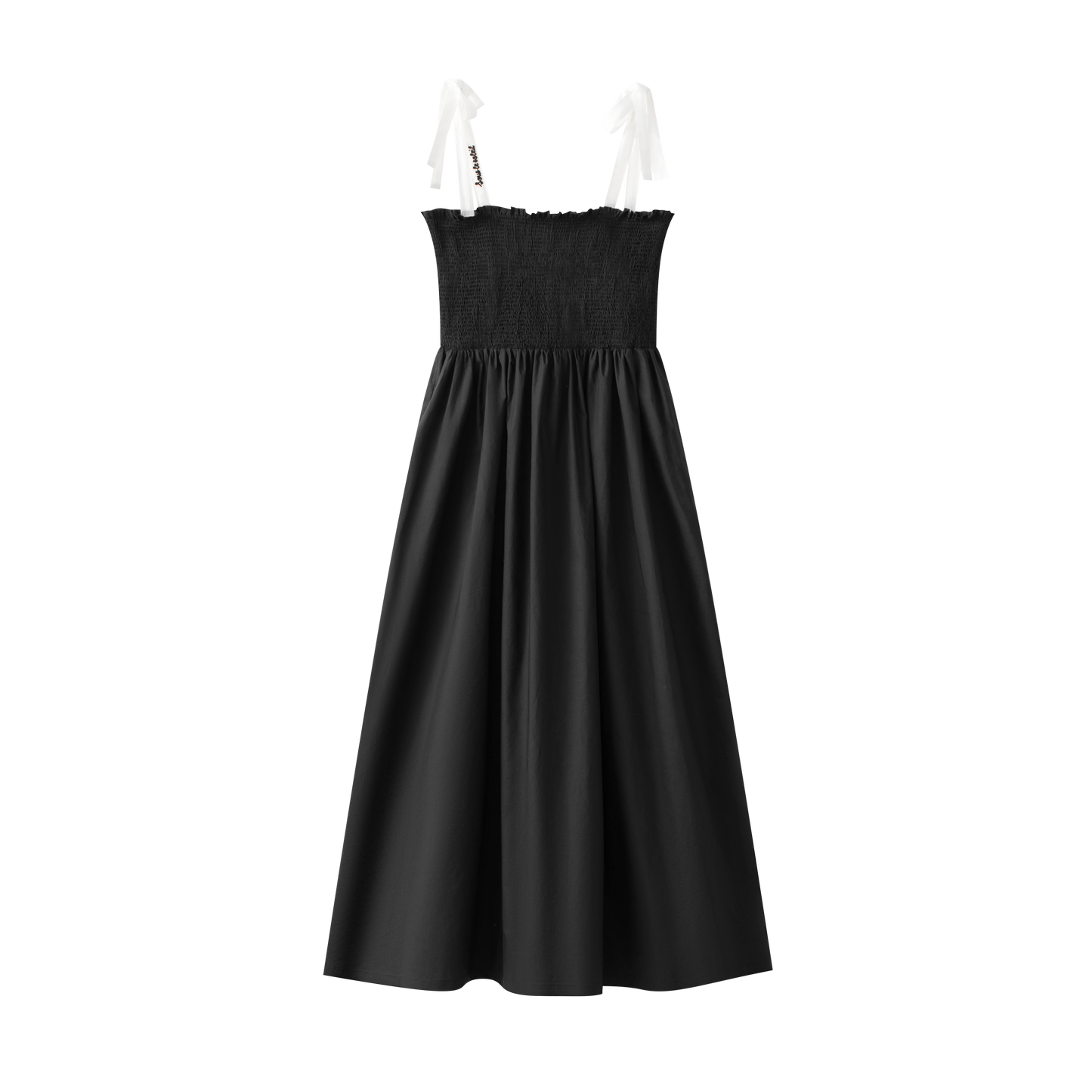 Black Ruched Maxi Jumper