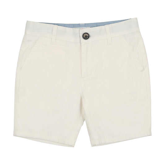Poplin Shorts- Cream