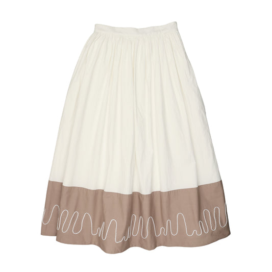 Colorblock Skirt