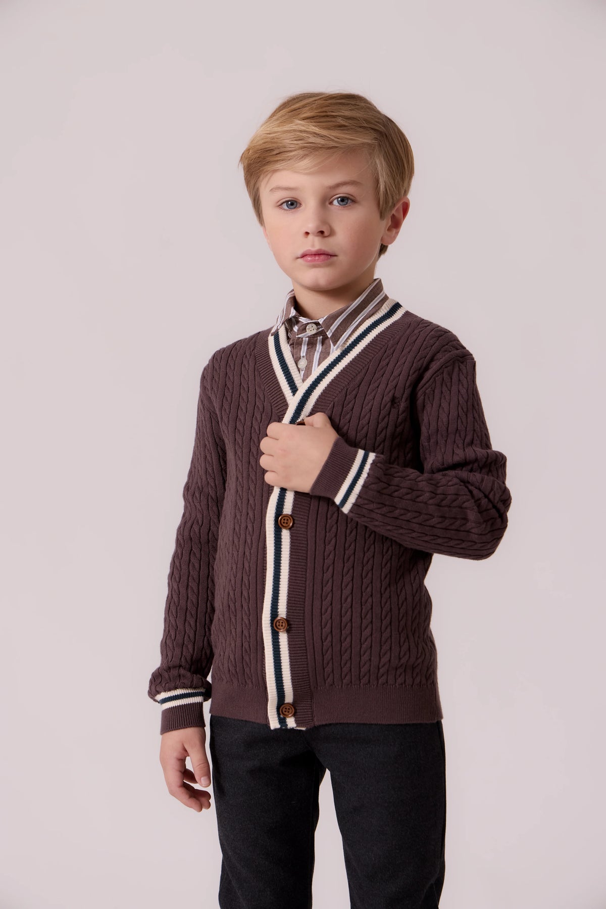 Oz Knit Cardigan - Cocoa